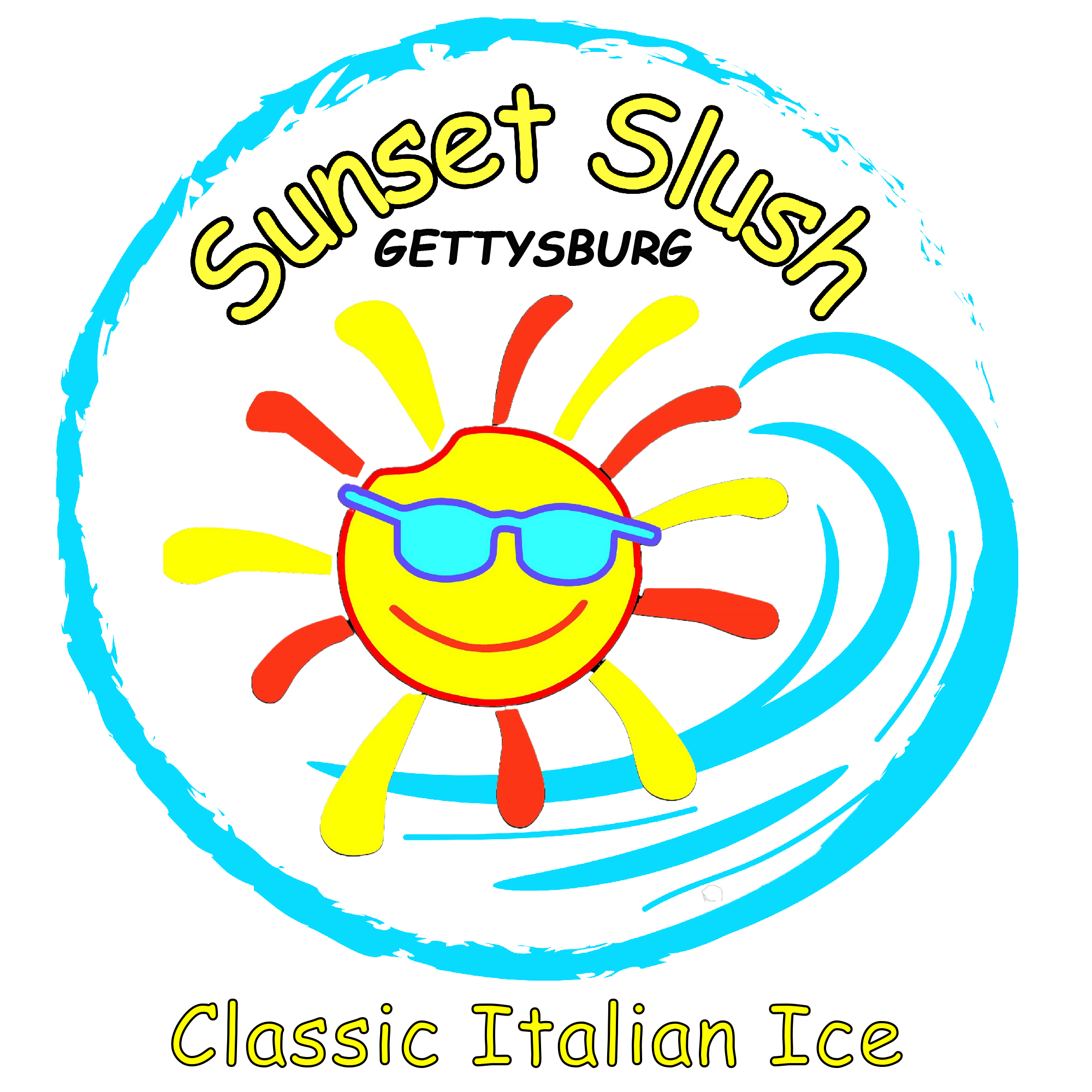 Sunset Slush of Gettysburg logo