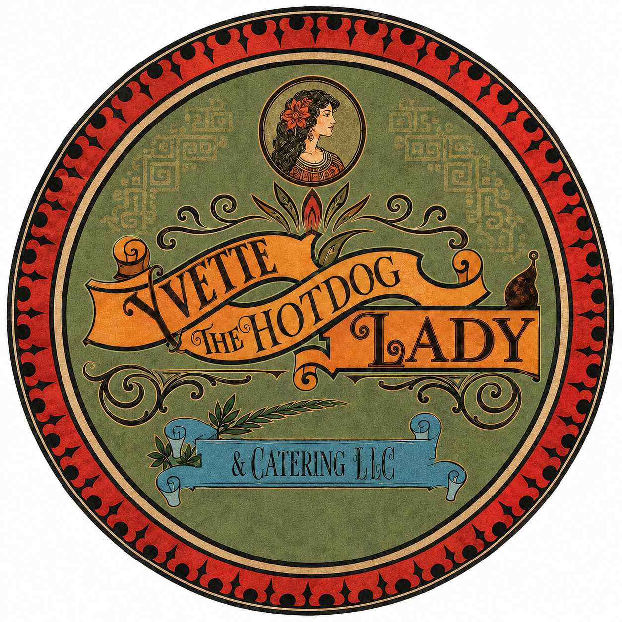 Yvette The Hotdog Lady & Catering LLC logo
